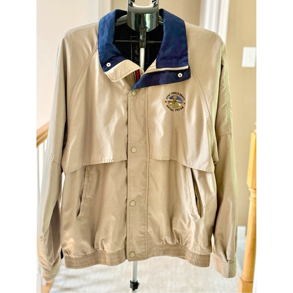Gear For Sports AT&T Pebble Beach National Pro-Am Jacket Navy Beige XL